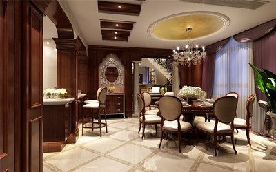 盛世天地别墅欧式风格装修设计方案展示——上海聚通装潢最新力作