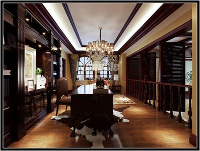 上海美式风格别墅装修 休闲舒适的居住体验