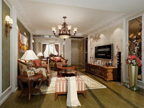 旭辉江湾墅224㎡美式风格别墅实景 演绎经典欧美的自在与优雅