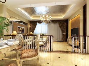 上海永定河孔雀城欧美风情别墅装修效果图 300平米80万设计案例解析